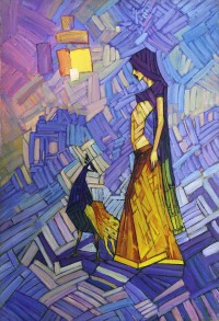 Tariq Mahmood, 20 x 30 Inch, Oil On Canvas, Figurative Painting, AC-TMD-006